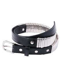 LEATHER PIN BUCKLE BELT