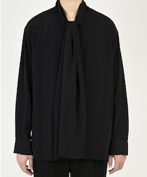 LAD MUSICIAN | DECHINE BOW COLLAR SH(シャツ/ブラウス)
