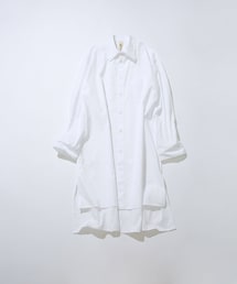 Double collar long shirt