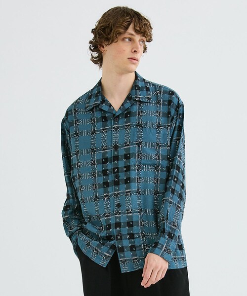 N.HOOLYWOOD STUDIOUS別注 CHECK L/S SHIRT N.HOOLYWOOD - N.HOOLYWOOD STUDIOUS別注CHECK L/S SHIRTの通販