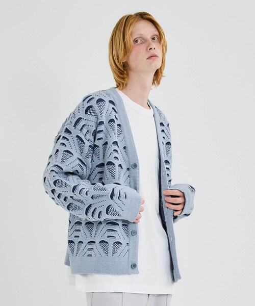 Iroquois（イロコイ）の「STUDIOUS別注 ABEQUOIS CARDIGAN（ニット 