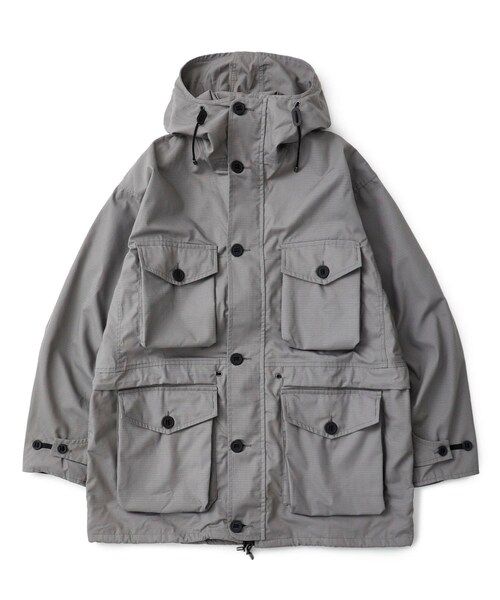 FLAGSTUFF(フラグスタフ)の「4 POCKET SMOCK JKT(その他アウター・メンズ・GRY/BLK・M/L)」の2枚目の写真