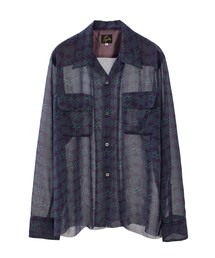 Needles | C.O.B. Classic Shirt - Poly Chiffon / Pt.(シャツ/ブラウス)