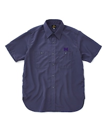 【美品】Needles キャバルリー ツイル ワークシャツ S Needles（ニードルス）の「S/S WORK Shirt-Poly Cloth（シャツ