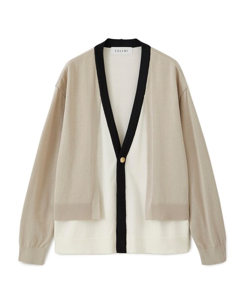 STUDIOUS - 美品STUDIOUS別注 CULLNI LAYERED CARDIGANの通販 by