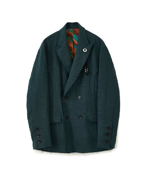 FACCIES(ファチーズ)の「STUDIOUS別注 CUTOFF JACKET(その他アウター・メンズ・BLK/GRN・1/2)」の2枚目の写真