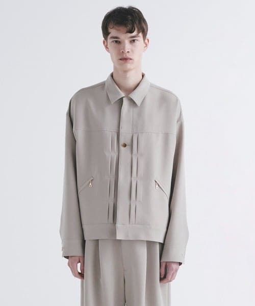 CULLNI(クルニ)の「WORK JACKET(その他アウター・メンズ・BLK/G.BGE/GRN/BLU・1/2)」の2枚目の写真