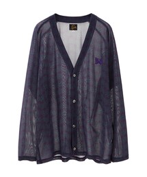 Needles | V Neck Cardigan - Poly Mesh / Pt.(その他アウター)