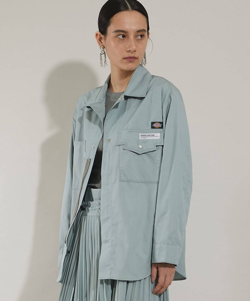 TOGA PULLA（トーガ プルラ）の「ジップアップシャツ Dickies SP TC12