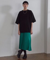 city（シティ）の「スビンコットンオーバーハーフスウェット（Tシャツ/カットソー）」