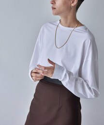 city（シティ）の「スビンコットンソフトタッチロンTEE（Tシャツ/カットソー）」