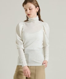 【20%OFF】タックスリーブハイネックニット 0771RTW212K