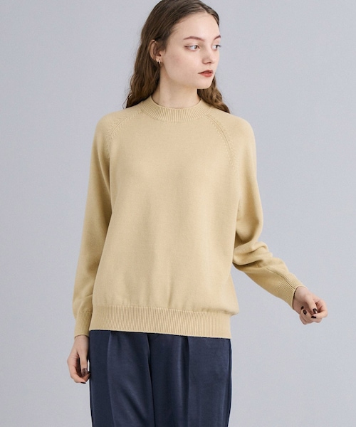 BATONER（バトナー）の「【30%OFF】エージングウールラグランスリーブ 