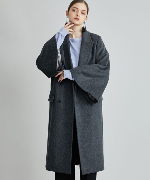 TOGA PULLA(トーガ プルラ)の「【20%OFF】ウールメルトンコート TP12-FA280(その他アウター・レディース・GRY/YLW・36/38)」の1枚目の写真