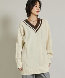 リマークVネックセーター S21AW-KN09