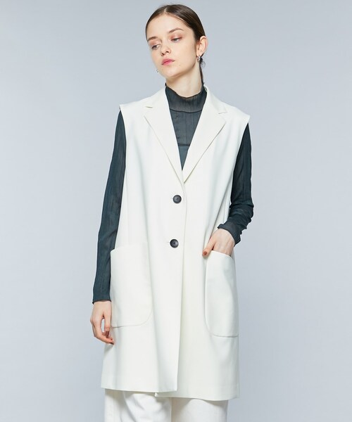 CINOH（チノ）の「ダブルクロスジレ 22SVE001（その他アウター）」 - WEAR