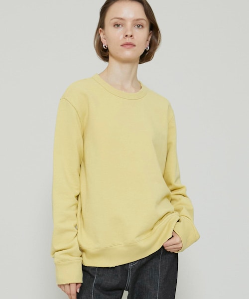 UNUSED(アンユーズド)の「プルオーバー US1967(Tシャツ/カットソー・レディース・BLK/YLW・1)」の2枚目の写真