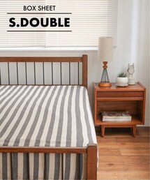 journal standard Furniture （ジャーナルスタンダードファニチャー）の「《予約》ボックスシーツ ストライプ セミダブル（ファッション雑貨）」