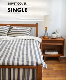 journal standard Furniture （ジャーナルスタンダードファニチャー）の「《予約》ふとんカバー ストライプ シングル（ファッション雑貨）」
