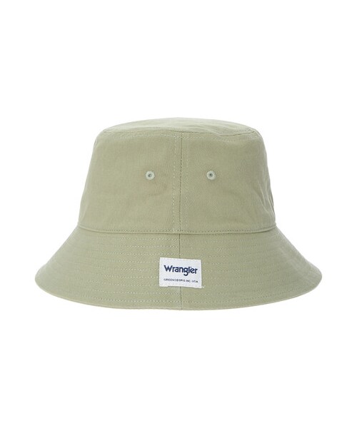 earth music&ecology(アースミュージックアンドエコロジー)の「【予約】Wrangler バケットハット(帽子・ブラック/ベージュ/グリーン・F)」の4枚目の写真