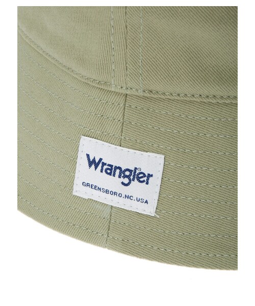 earth music&ecology(アースミュージックアンドエコロジー)の「【予約】Wrangler バケットハット(帽子・ブラック/ベージュ/グリーン・F)」の7枚目の写真