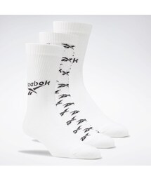 Reebok | クラシックス フォールドオーバー クルー ソックス 3足組 / Classics Fold-Over Crew Socks 3 Pairs(レッグウェア)