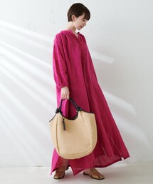 COLLAGE GALLARDAGALANTE（コラージュガリャルダガランテ）の「【ADAWAS/アダワス】リネンワンピース（ワンピース）」