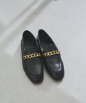 DOUDOU(ドゥドゥ) | チェーンビットローファー(其他鞋類)