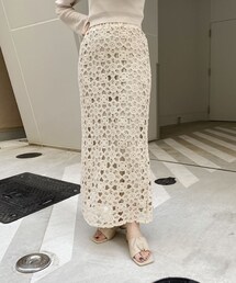 CAPRICIEUX LE'MAGE | クロシェ風2WAYスカート(スカート)