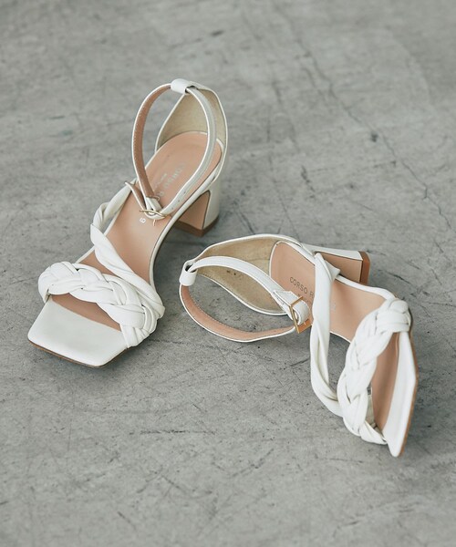 RIVE DROITE（リヴドロワ）の「予約【CORSO ROMA 9 (コルソローマ)】ストラップサンダル（サンダル・レディース・オフホワイト/ベージュ・36/37/38）」の2枚目の写真