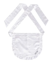 EATME | ロゴ刺繍サテンフリルエプロン(その他)