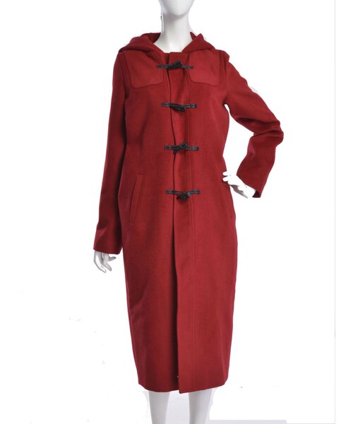 merry jenny（メリージェニー）の「【vivi12月号玉城ティナさん着用】LONGダッフルコート（ジャケット/アウター・レディース・レッド/ネイビー/ベージュ・F）」の3枚目の写真