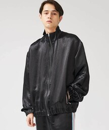 ACETATE SATIN BOMBER JACKET