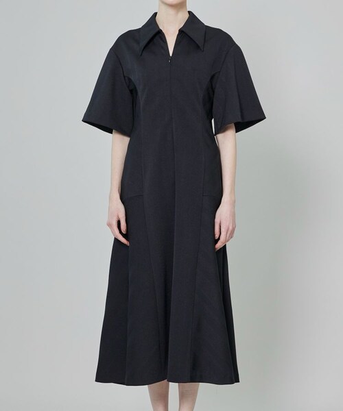 専用★おまとめ　muisti ドレス　whisper⭐︎ウールワンピース リネンワンピース】からだもよろこぶ ギャザー ドレス / 灰桜(は