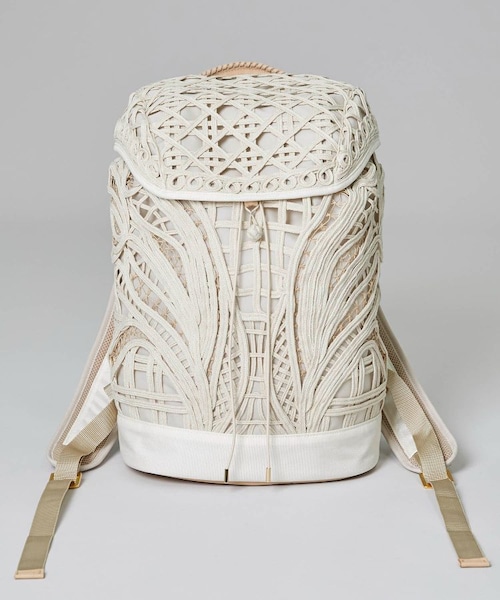 mame(マメ)の「コーディング エンブロイダリー バックパック MM11-AC401(ハンドバッグ・レディース・BLK/BGE/TAN・FREE)」の2枚目の写真