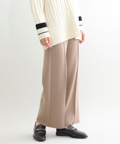 WRAPINKNOT(ラッピンノット)の「別注シームレスニットパンツ(その他パンツ・レディース・D.GRY/CCL/BLK/CML/ORG・0/1)」の1枚目の写真