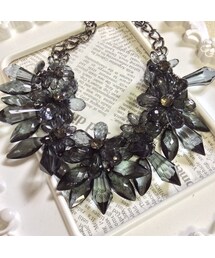 STORES.jp | クリアフラワービジューネックレス(ネックレス)