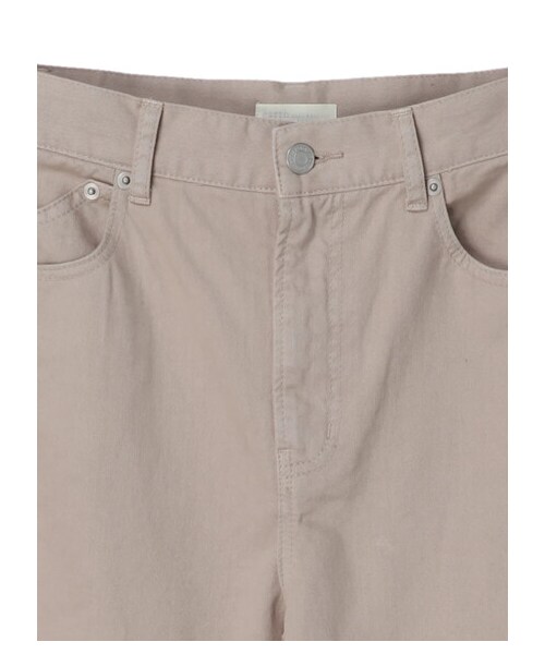 earth music&ecology（アースミュージックアンドエコロジー）の「【予約】ストレートデニム（パンツ・アイボリー/グレーベージュ/インディゴ・S/M/L）」の9枚目の写真