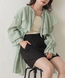 Kastane | フリル衿ブラウス(シャツ/ブラウス)