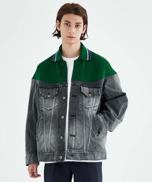 kolor BEACON（カラービーコン）の「DOCKING DENIM JACKET（その他