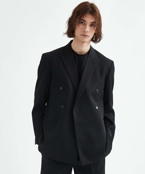 WHO WHAT “PEAKED LAPEL DOUBLE JACKET”身幅66cm