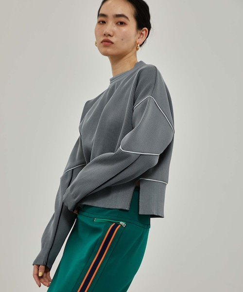 カラーコードニットトップス