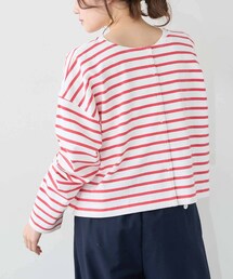 PUAL CE CIN | 【WEB限定】ボーダー2WAYショートロングスリーブ(カーディガン/ボレロ)