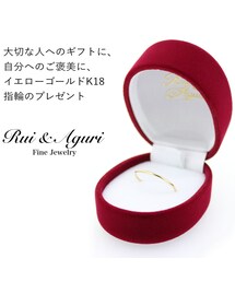 Rui ＆ Aguri K18 YG 極細リング 15号 Rui & Aguri Fine Jewelry（ルイアンドアグリファインジュエリー）の