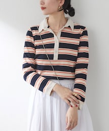 SHENERY | ボーダーラガーシャツ(Tシャツ/カットソー)