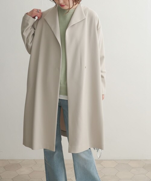 アーバンリサーチ　ダブルクロスガウンコート URBAN RESEARCH DOORS（アーバンリサーチドアーズ）の「ダブルクロス