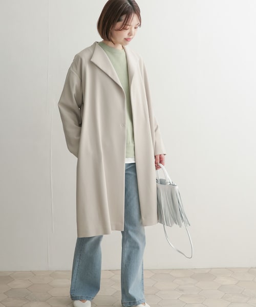 URBAN RESEARCH DOORS ダブルクロスガウンコート ダブルクロスガウンコート | アーバンリサーチ ドアーズ(URBAN
