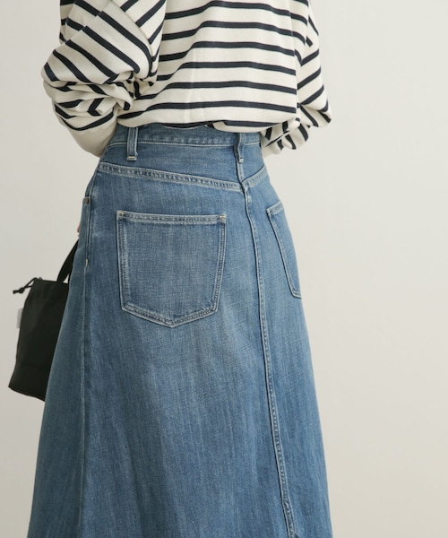 URBAN RESEARCH DOORS（アーバンリサーチドアーズ）の「デニムフレアスカート（その他・レディース・INDIGO・0/1）」の17枚目の写真