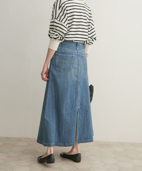 URBAN RESEARCH DOORS（アーバンリサーチドアーズ）の「デニムフレアスカート（その他・レディース・INDIGO・0/1）」の11枚目の写真