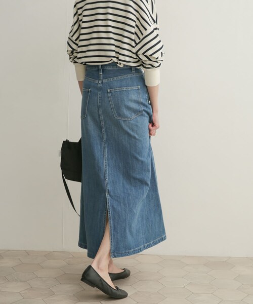 URBAN RESEARCH DOORS（アーバンリサーチドアーズ）の「デニムフレアスカート（その他・レディース・INDIGO・0/1）」の12枚目の写真